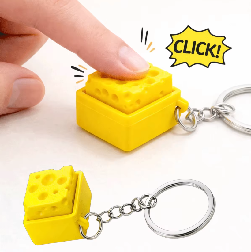 3D Printing Idea - 3D Printed Mini Cheese Keyboard Clicker