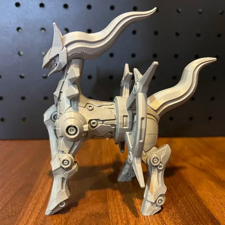 3D Printing Mockup - Pokémon 3D Printed Mechanical Arceus Craft