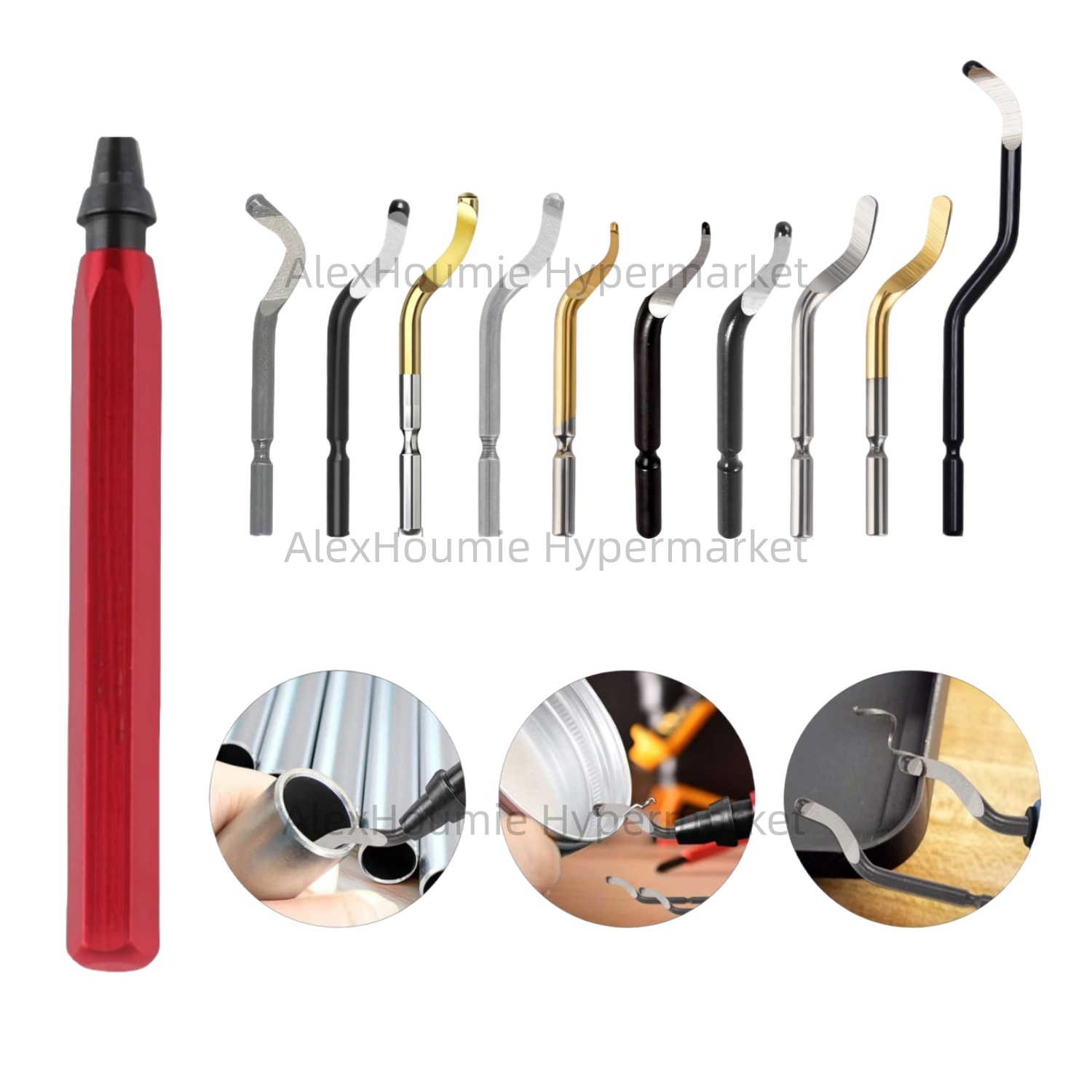 3D Printing File - RB1000 Hand Metal Deburring Tool Red