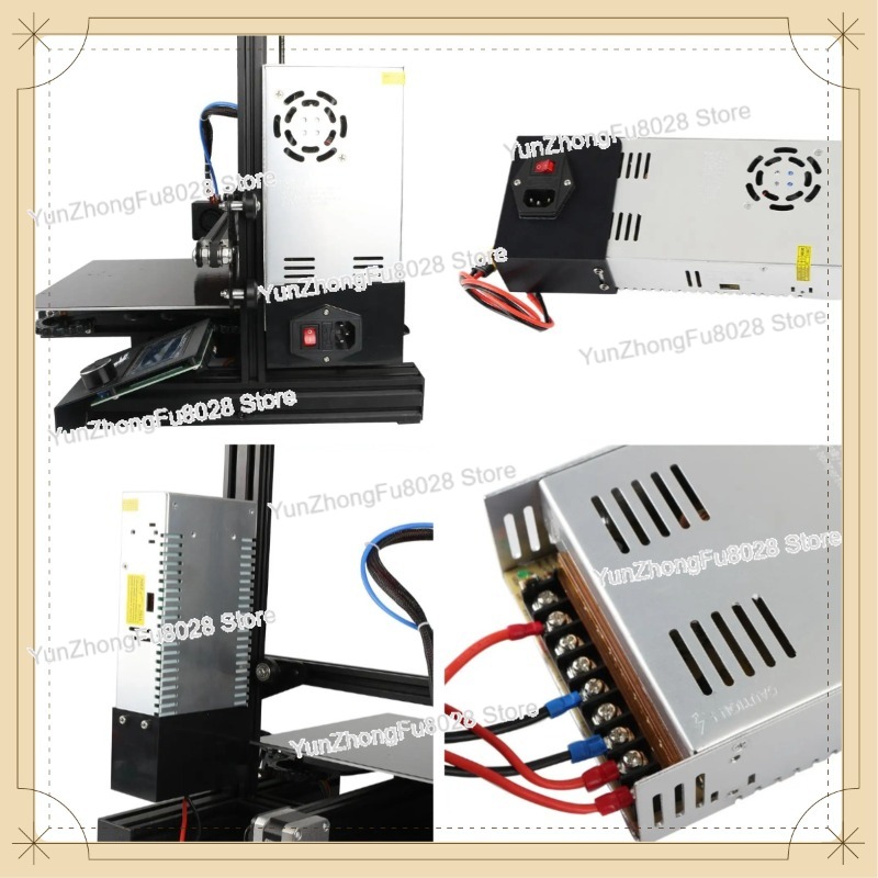 3D Printer Power Supply - 24V 15A 3D Printer Regulated Switching