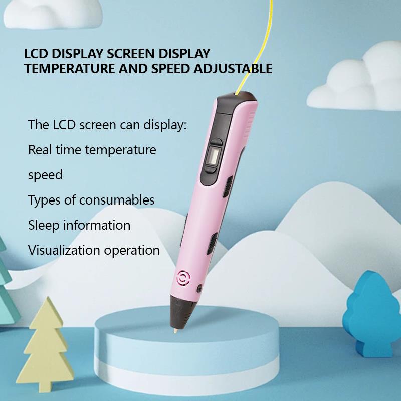 3D Printing Pen Kids with LCD  - Pla Filament 1.75Mm ulasan dan harga