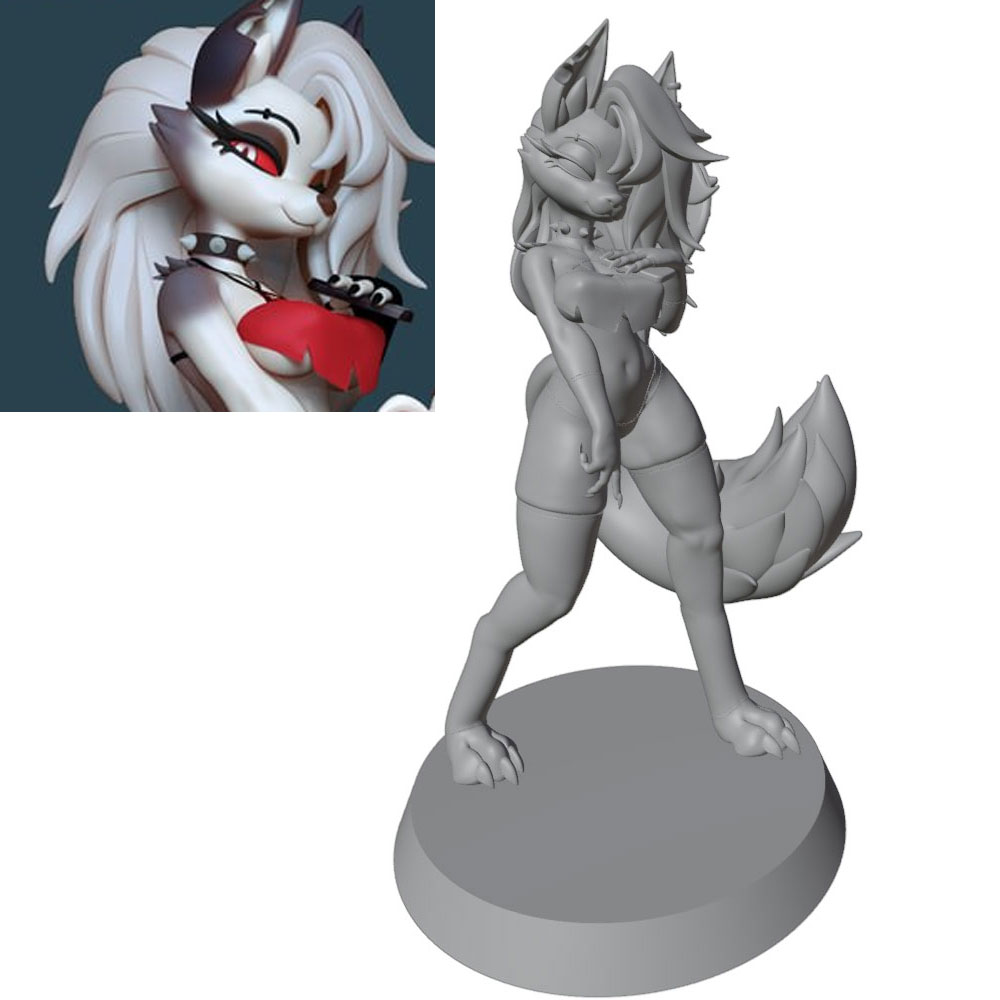 1/24=75mm-1/10=175mm Anime Cha - 3D Printing Mockup ulasan dan harga