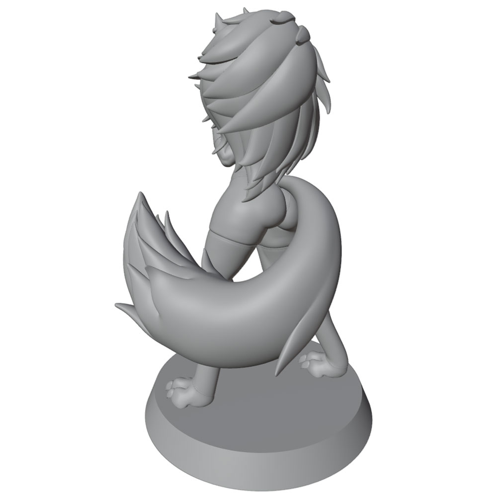 1/24=75mm-1/10=175mm Anime Cha - 3D Printing Mockup ulasan dan harga