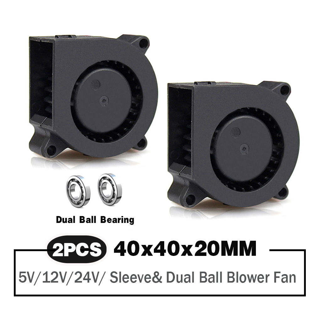 2 Pieces 40mm Blower Fan 4020  - 3D Printer Power Supply ulasan dan harga