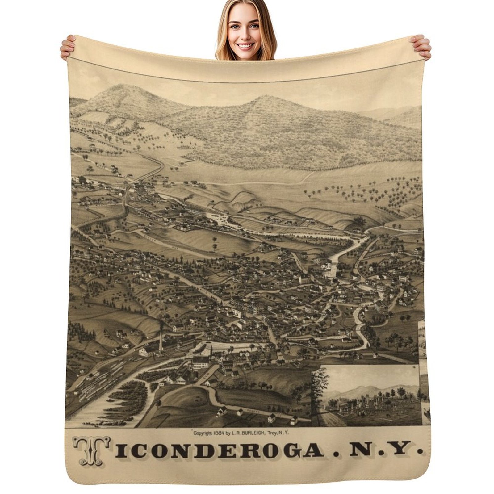 Ticonderoga, New York (1884) T - 3D Printing York ulasan dan harga