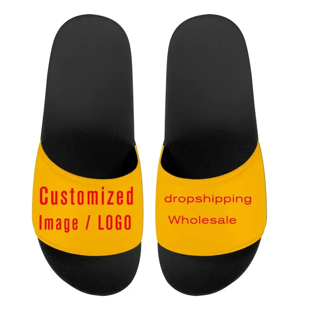 Custom Shoes Men Slippers Flip - 3D Printing Design Free ulasan dan harga