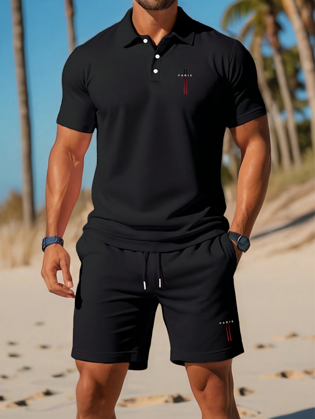 2026 Summer Men's Polo Shirt S - 3D Printing Design Free ulasan dan harga