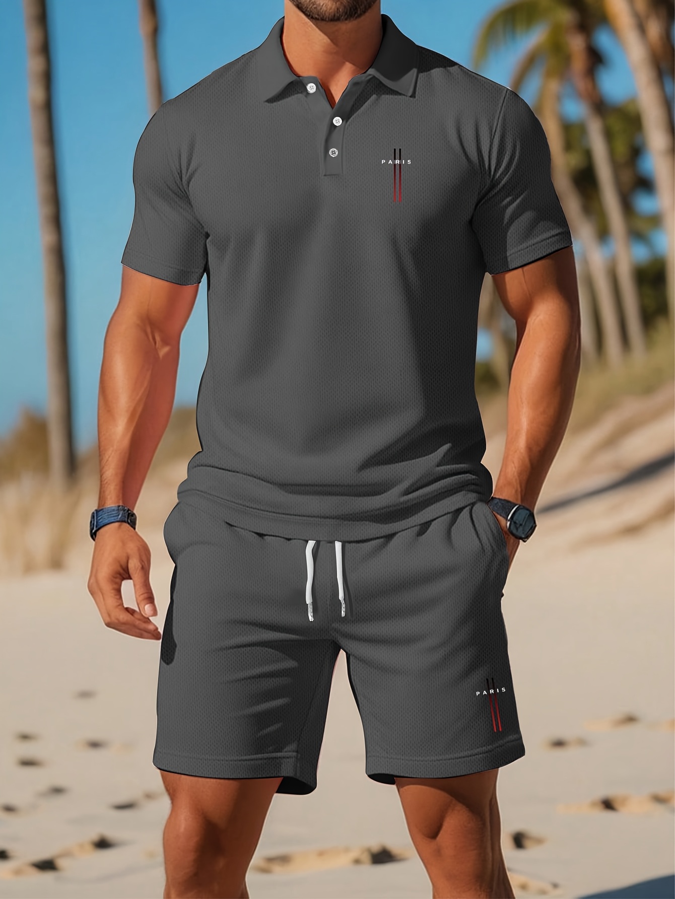 2026 Summer Men's Polo Shirt S - 3D Printing Design Free ulasan dan harga