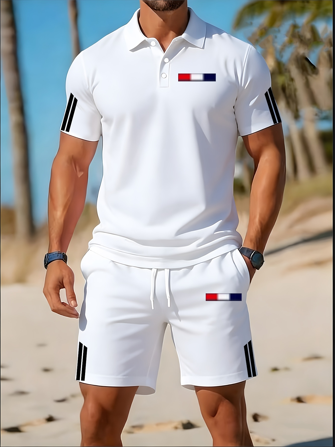 2026 Summer Men's Polo Shirt S - 3D Printing Design Free ulasan dan harga