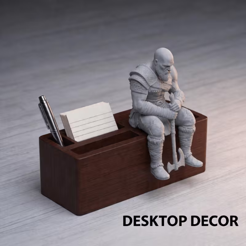 Nordic Warrior Sitting Figurin - 3D Printing Mockup ulasan dan harga