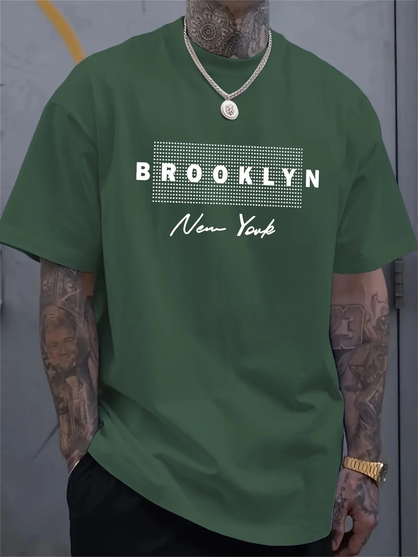 Men's New York Letter Printed  - 3D Printing York ulasan dan harga