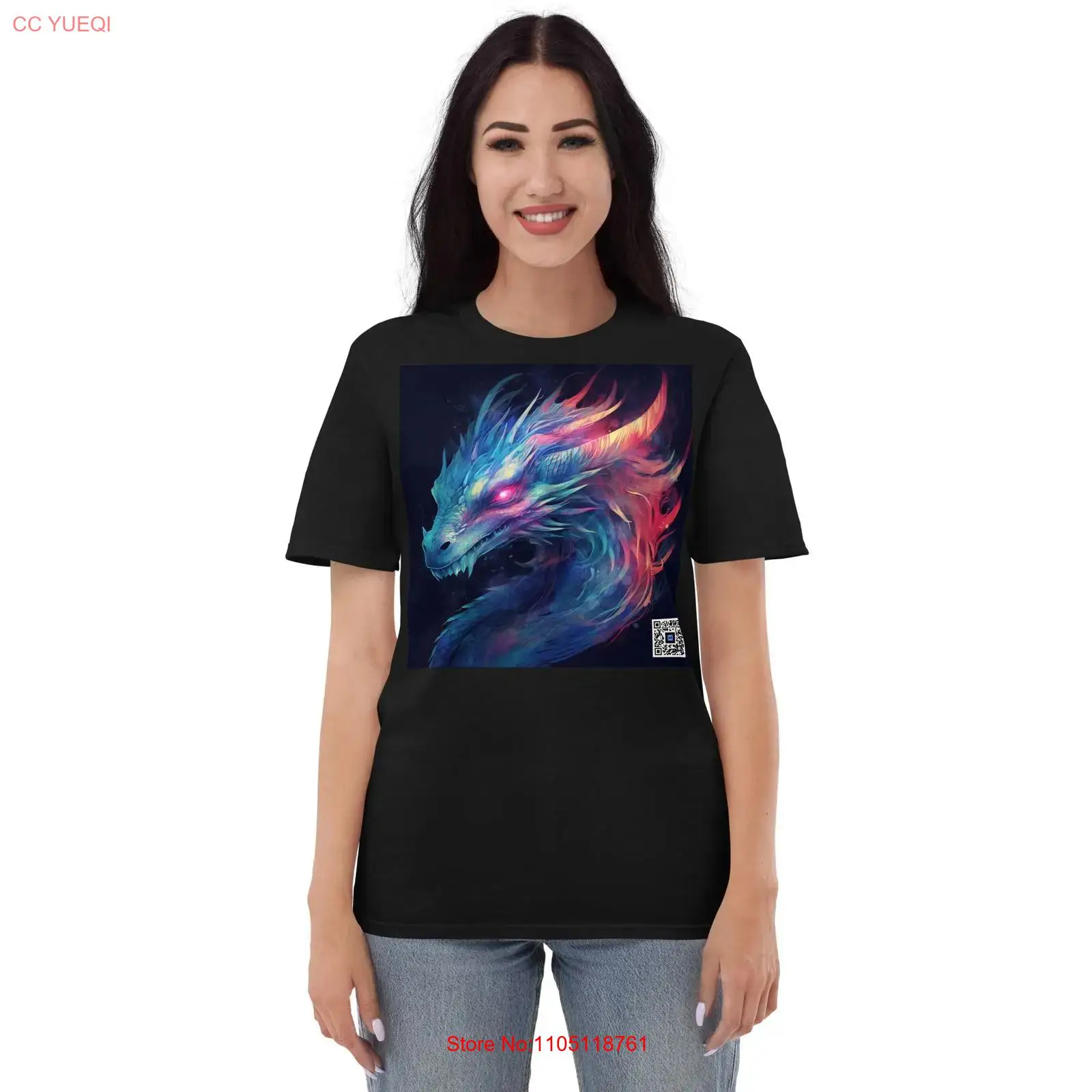 Dragon T Shirt smartphone came - 3D Printing Qr Codes ulasan dan harga