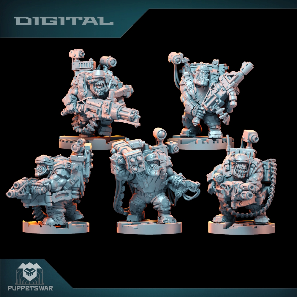 Orc Ultimate Badasses Squad, G - 3D Printing Figure ulasan dan harga