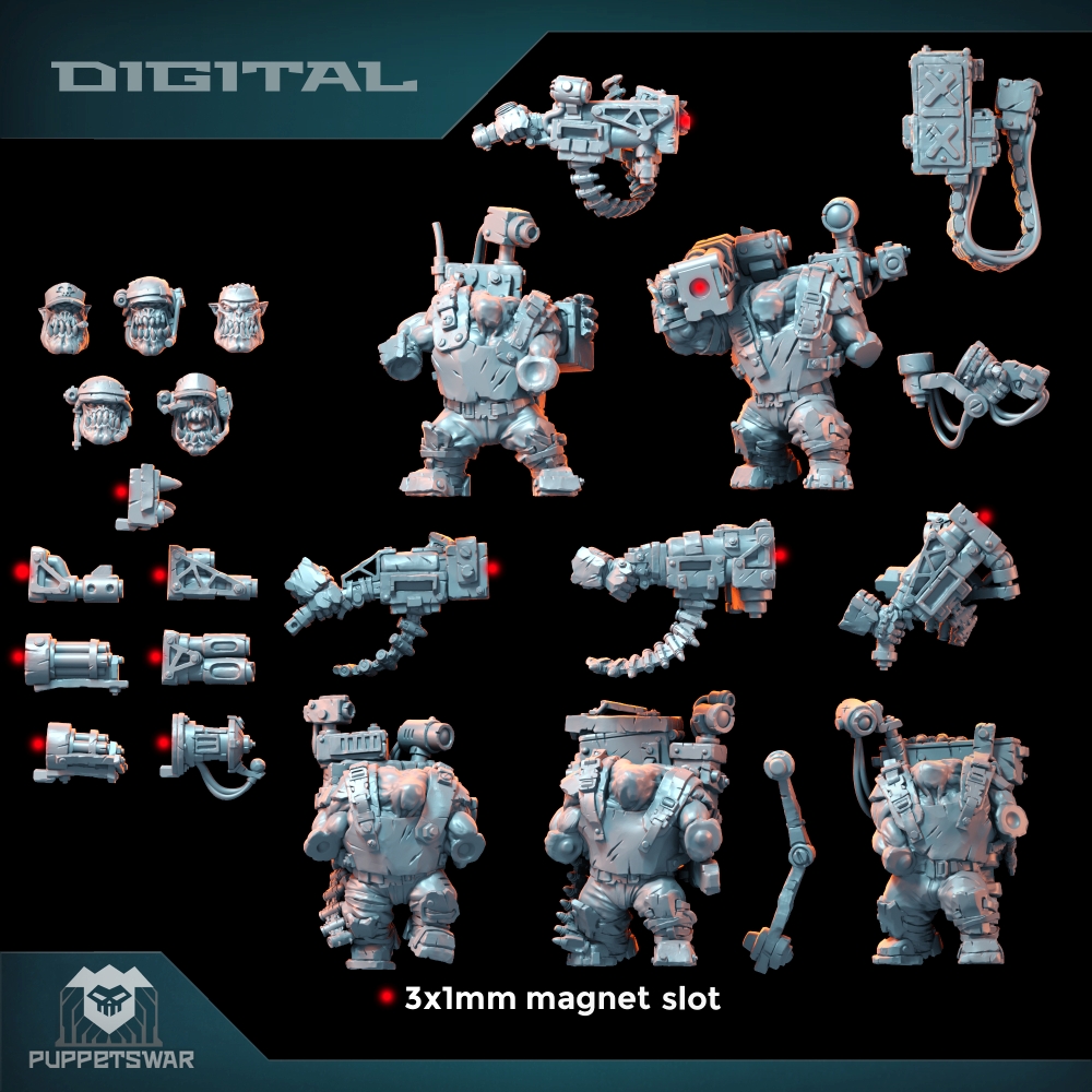 Orc Ultimate Badasses Squad, G - 3D Printing Figure ulasan dan harga