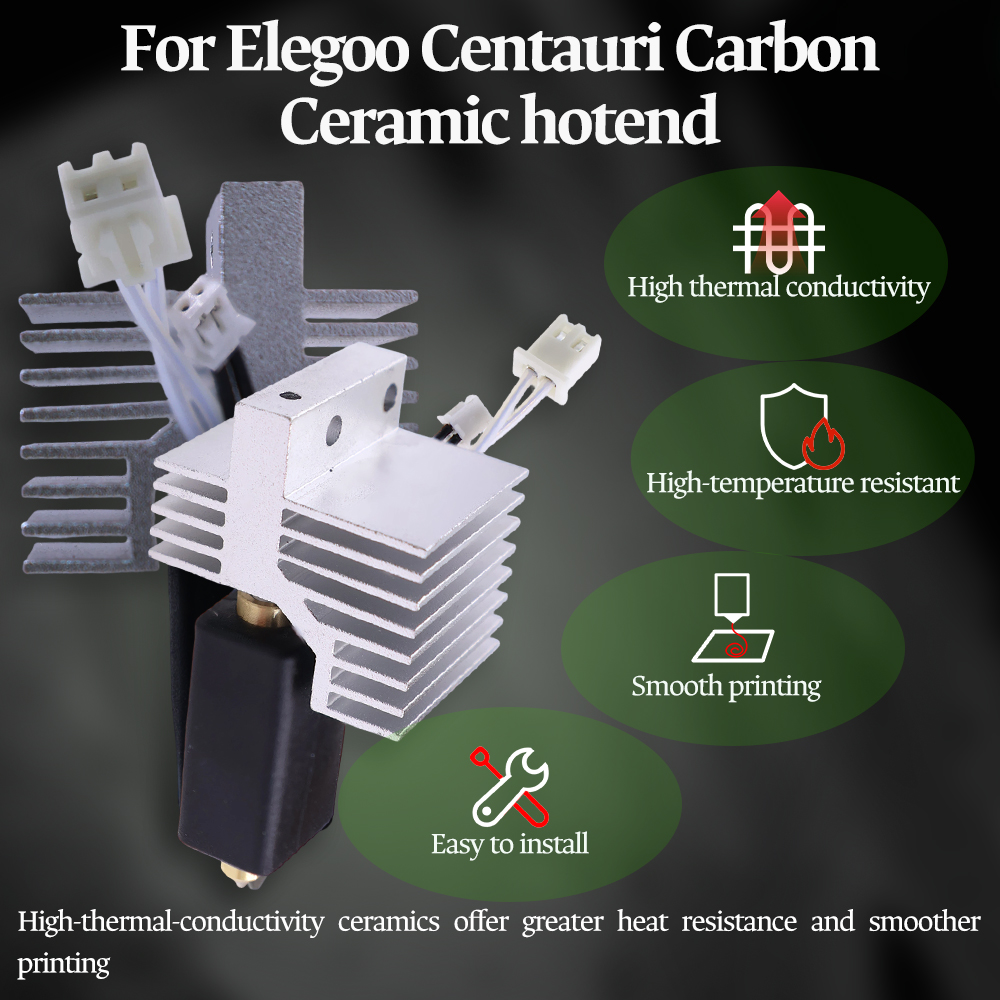 Upgrade Ceramic Hotend for Ele - 3D Printing Elegoo ulasan dan harga