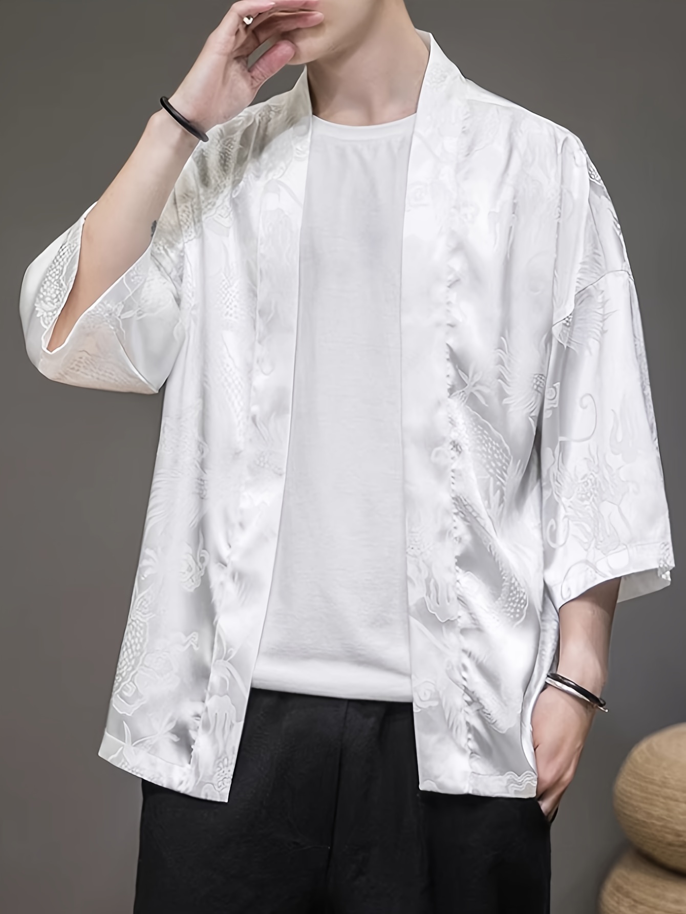 2026 Summer Men's Kimono 3D Pr - 3D Printing Design Free ulasan dan harga