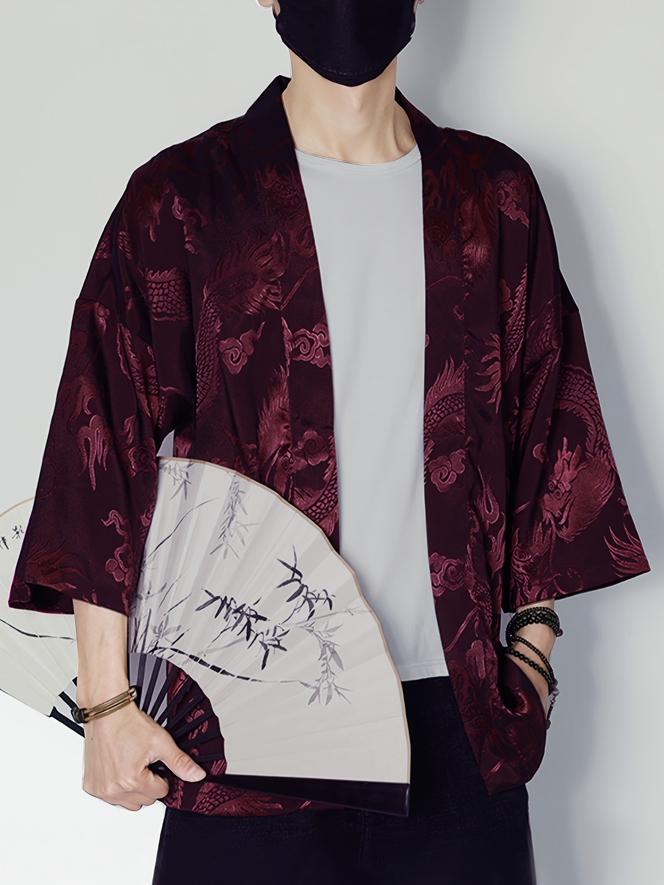 2026 Summer Men's Kimono 3D Pr - 3D Printing Design Free ulasan dan harga