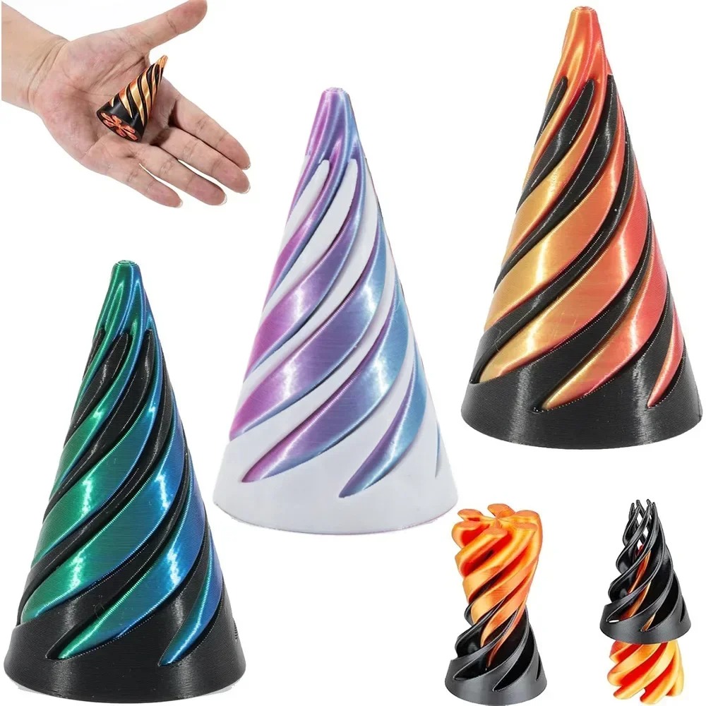 3D Printed Spiral Cone Toy Imp - 3D Printing Idea ulasan dan harga