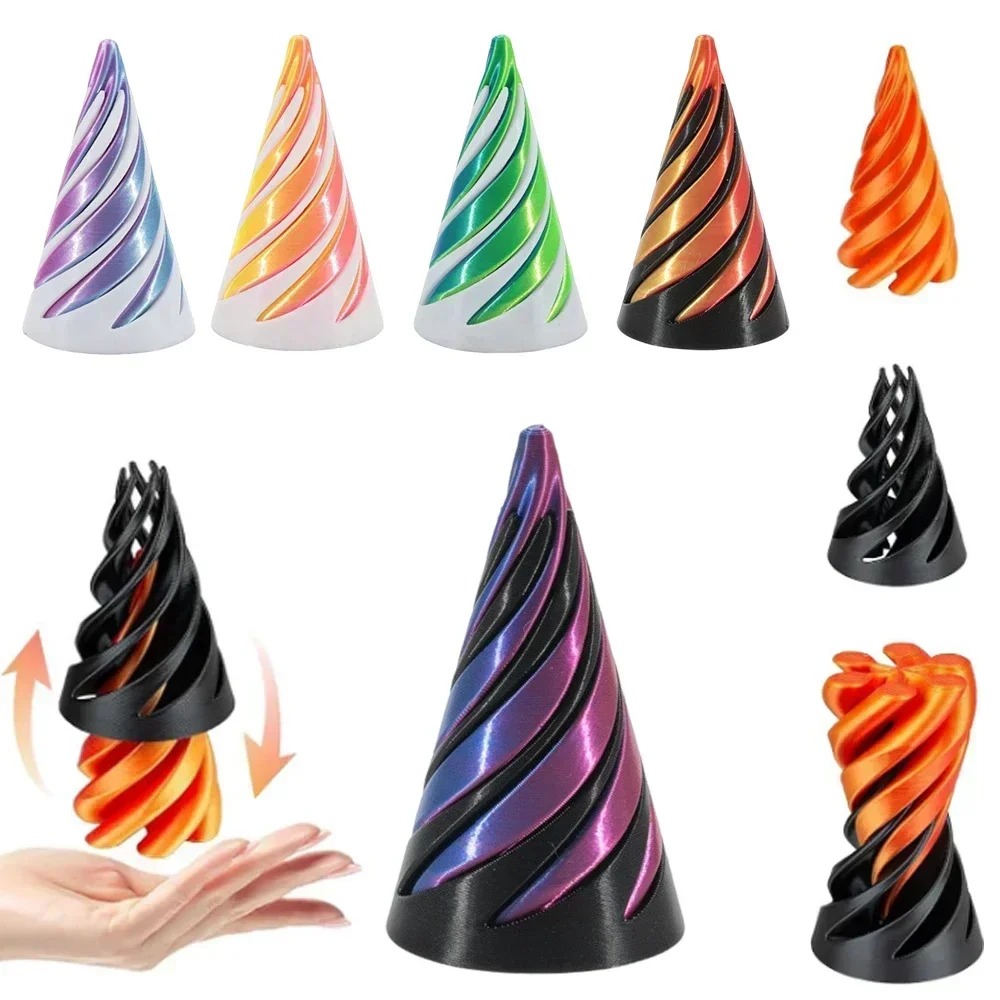 3D Printed Spiral Cone Toy Imp - 3D Printing Idea ulasan dan harga