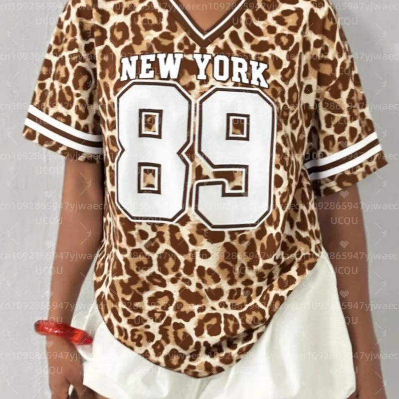 NEW YORK NO.89 Printed V-neck  - 3D Printing York ulasan dan harga