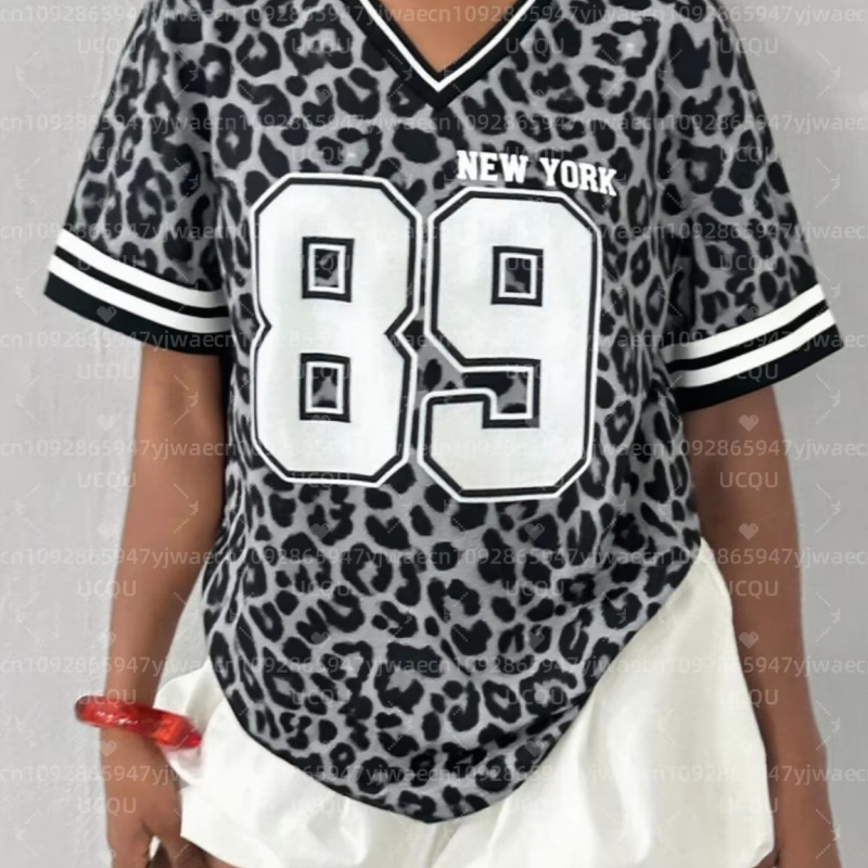 NEW YORK NO.89 Printed V-neck  - 3D Printing York ulasan dan harga