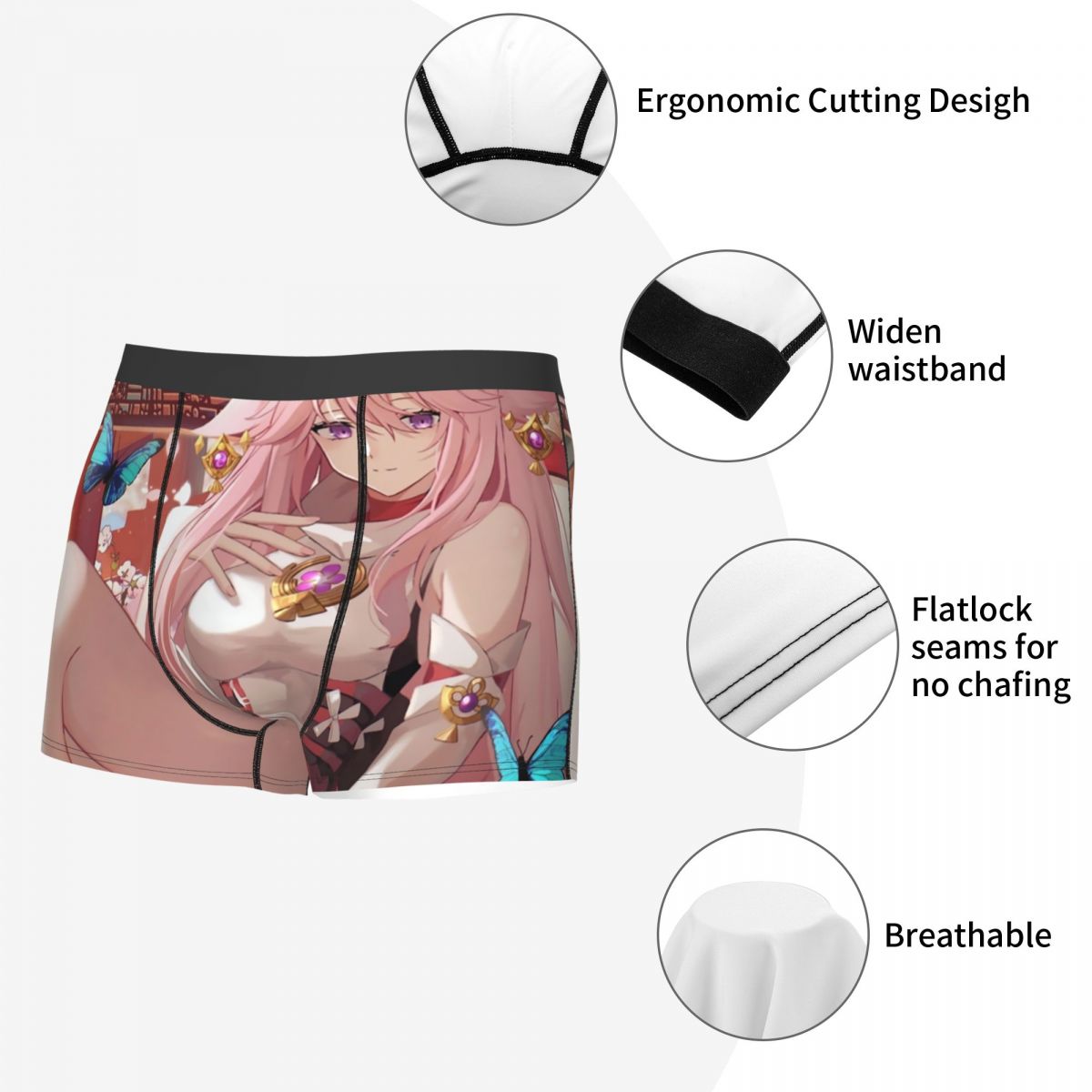 Genshin Impact Yae Miko Boxer  - 3D Printing Figure ulasan dan harga