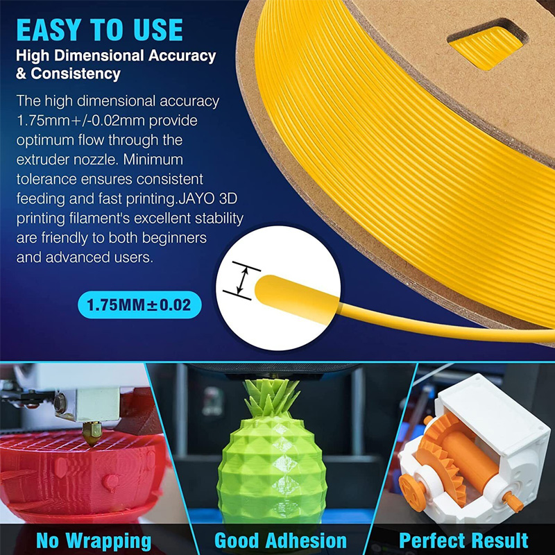 JAYO 3D Printer PLA/PETG/PLA+  - Pla Filament 1.75Mm ulasan dan harga