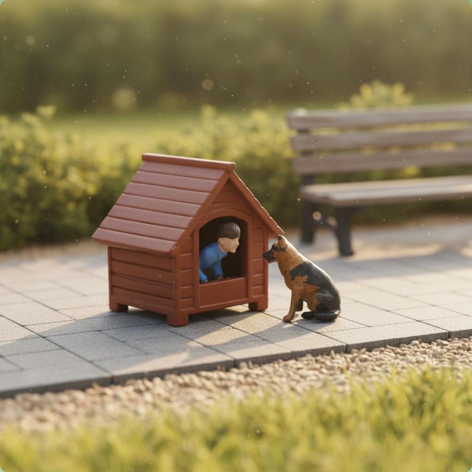 Park Scene Figure 3D Printed D - 3D Printing Figure ulasan dan harga