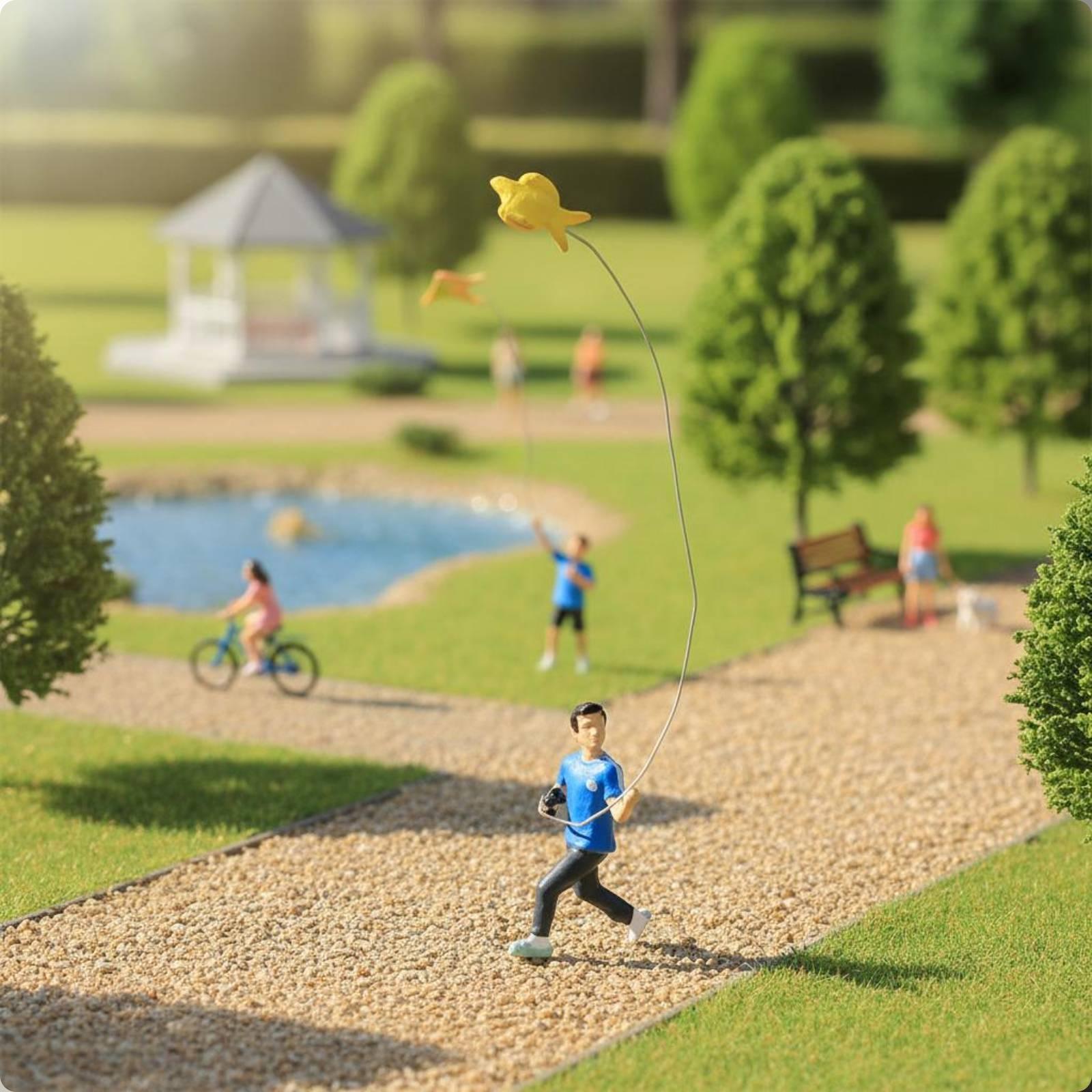 Park Scene Figure 3D Printed D - 3D Printing Figure ulasan dan harga