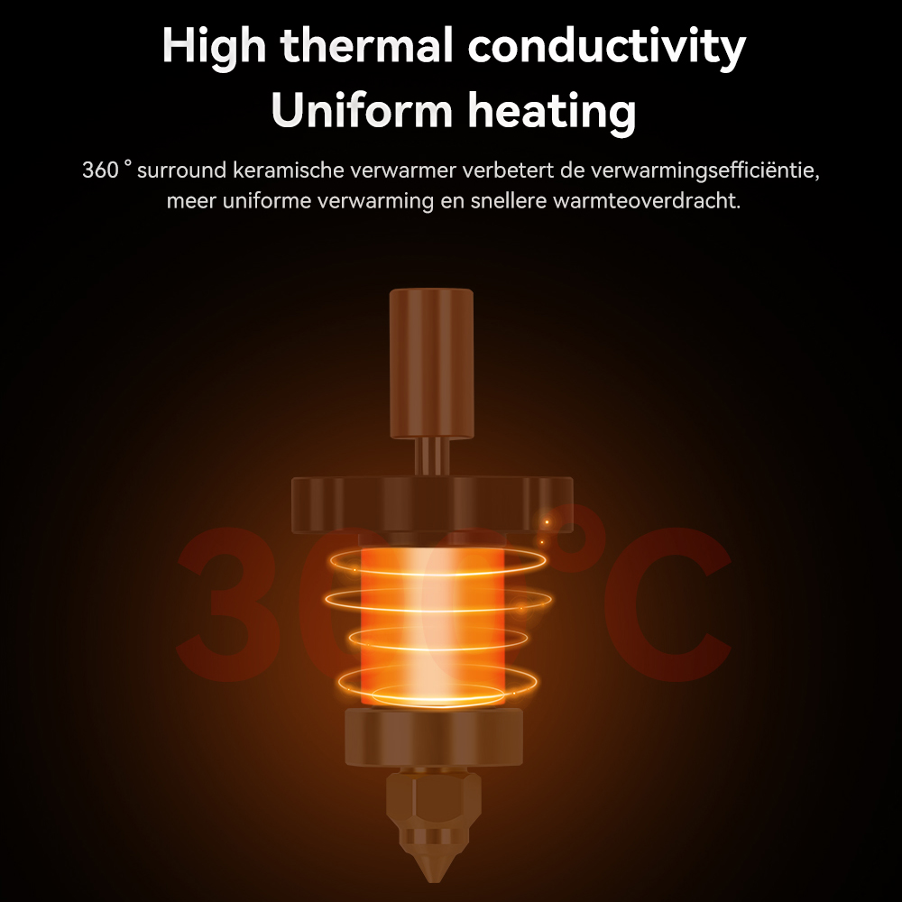300°C Updated Hotend Kit For C - Creality Printer K1 ulasan dan harga