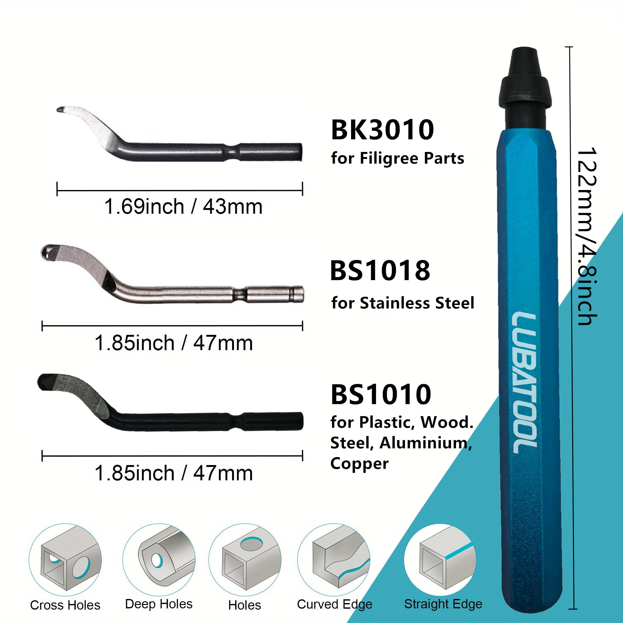 LUBATOOL Deburring Tool with 1 - 3D Printing File ulasan dan harga