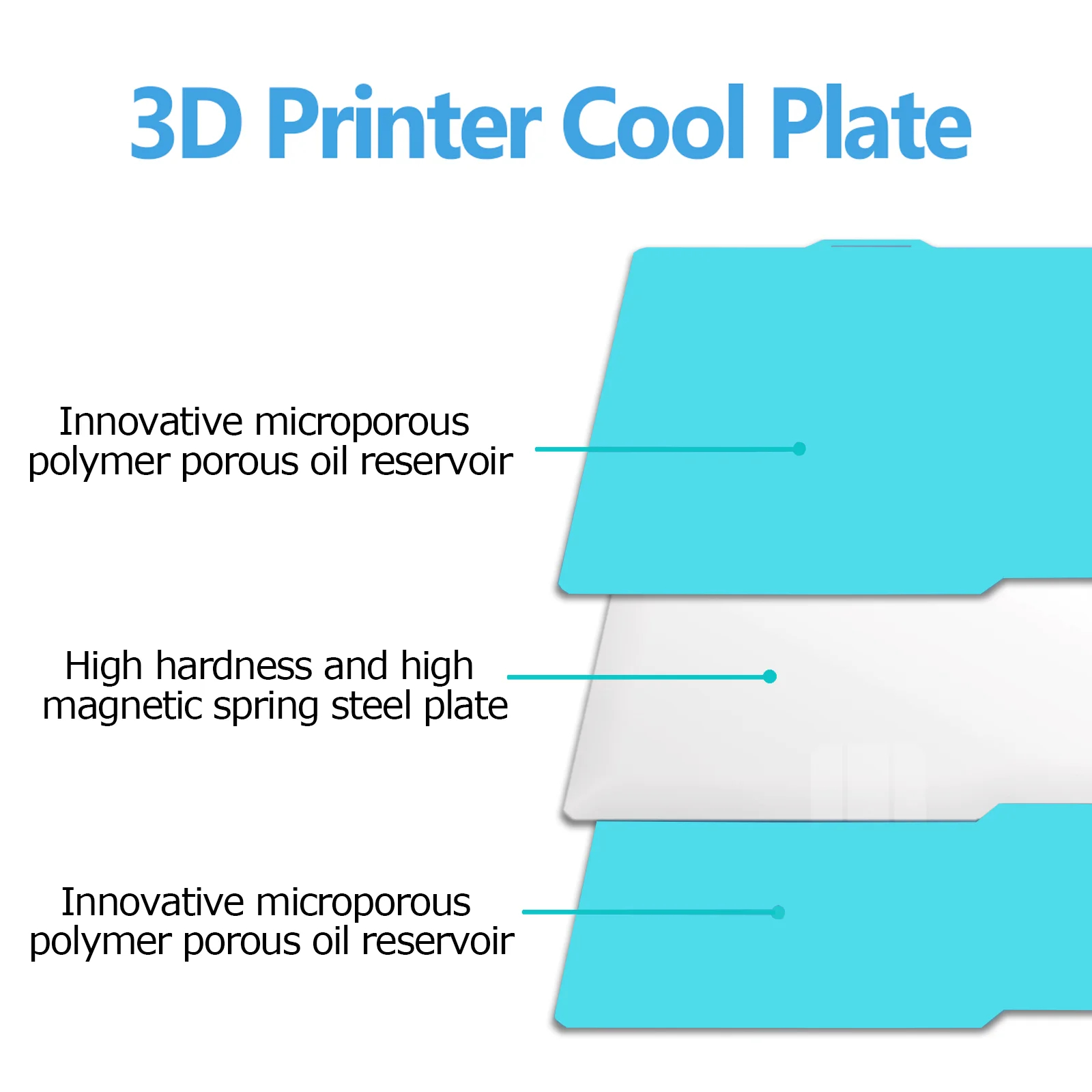 Glacier Cold Build Plate For E - 3D Printing Elegoo ulasan dan harga