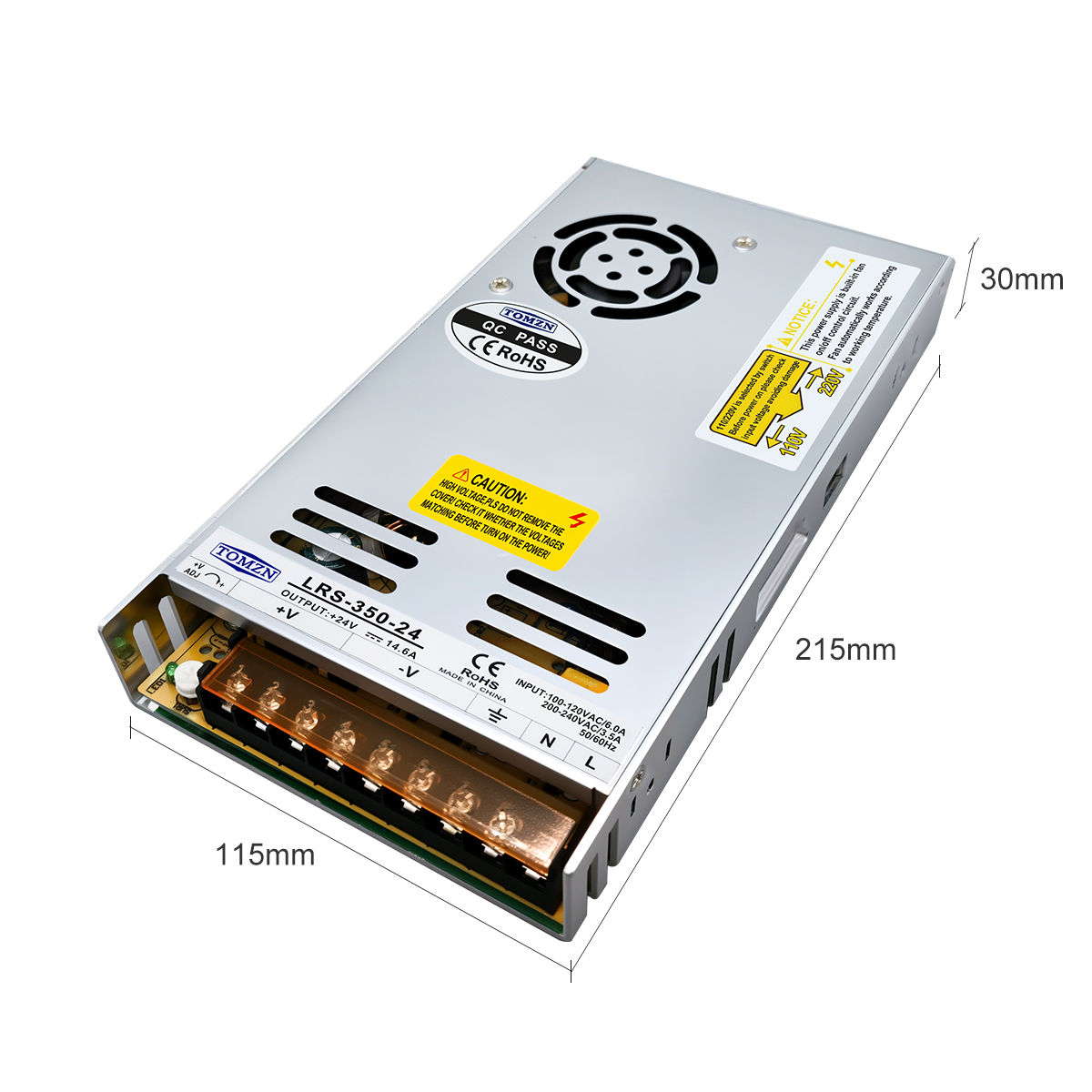 TOMZN 350W AC-DC SMPS Single O - 3D Printer Power Supply ulasan dan harga