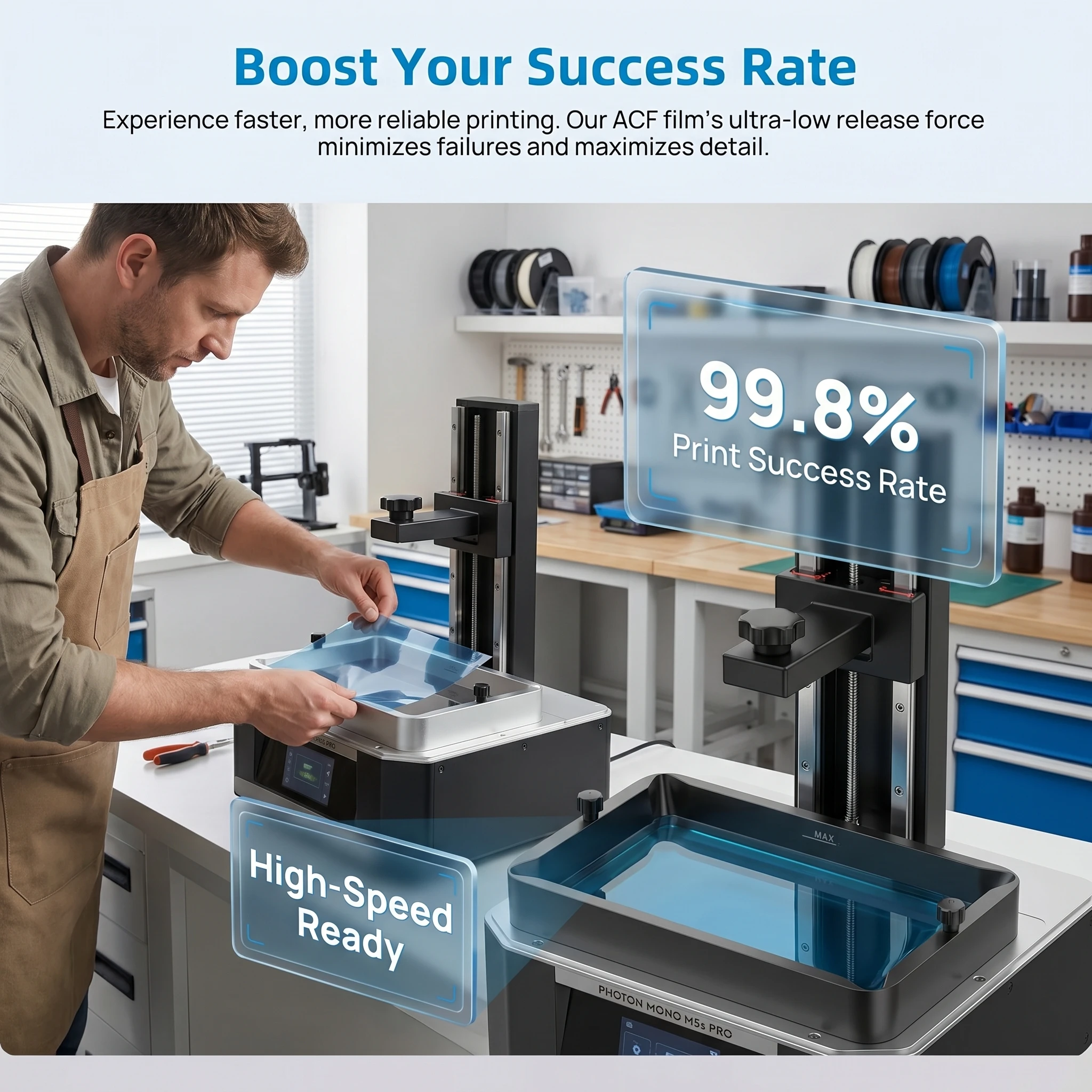 High Speed ACF Release Film Fo - 3D Printing Elegoo ulasan dan harga
