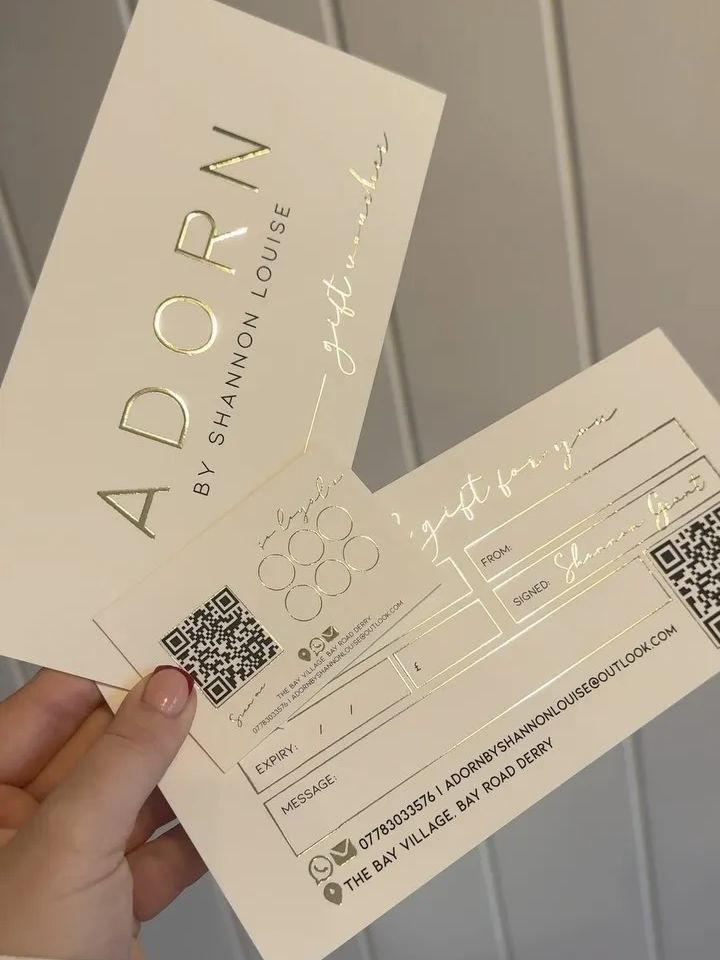 Custom Design 3D luxury Foiled - 3D Printing Qr Codes ulasan dan harga