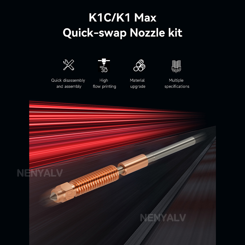 For Creality K1C/K2 SE Nozzle  - Creality Printer K1 ulasan dan harga