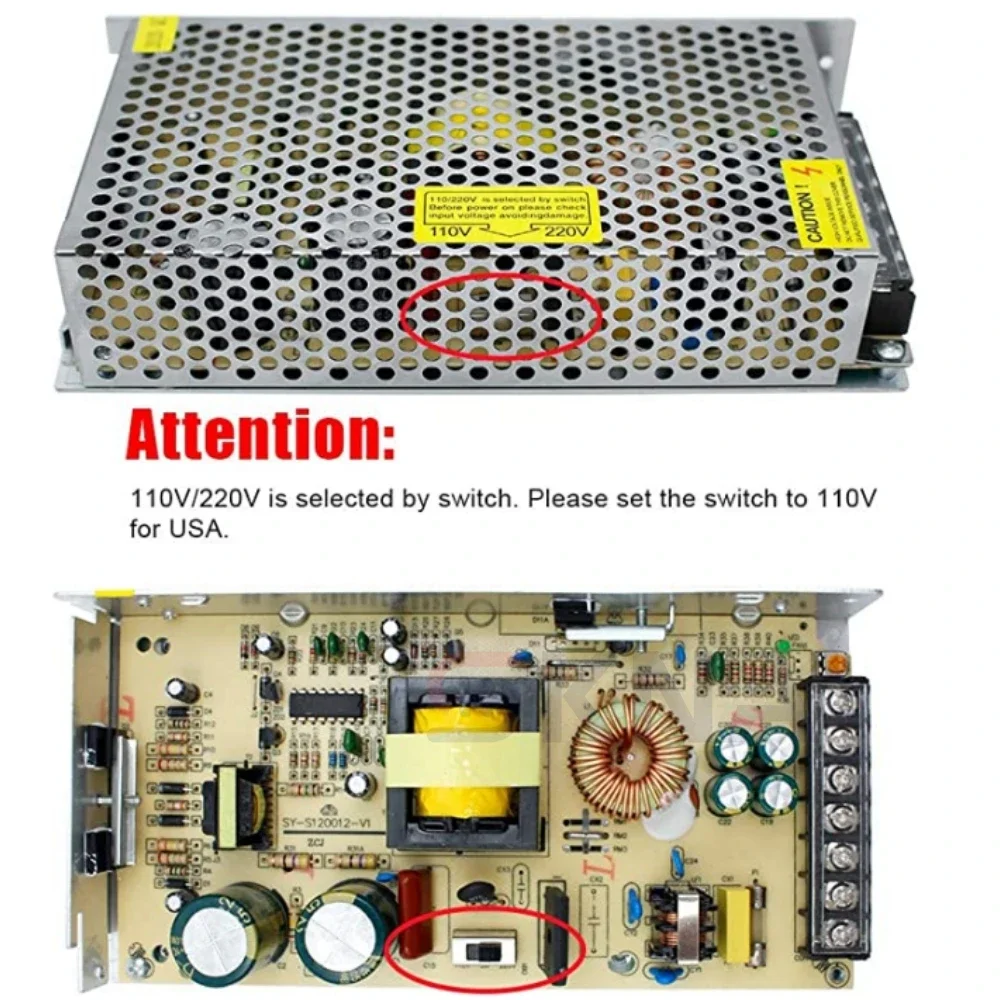 12V Power Supply 1A 2A 3A 4A 5 - 3D Printer Power Supply ulasan dan harga