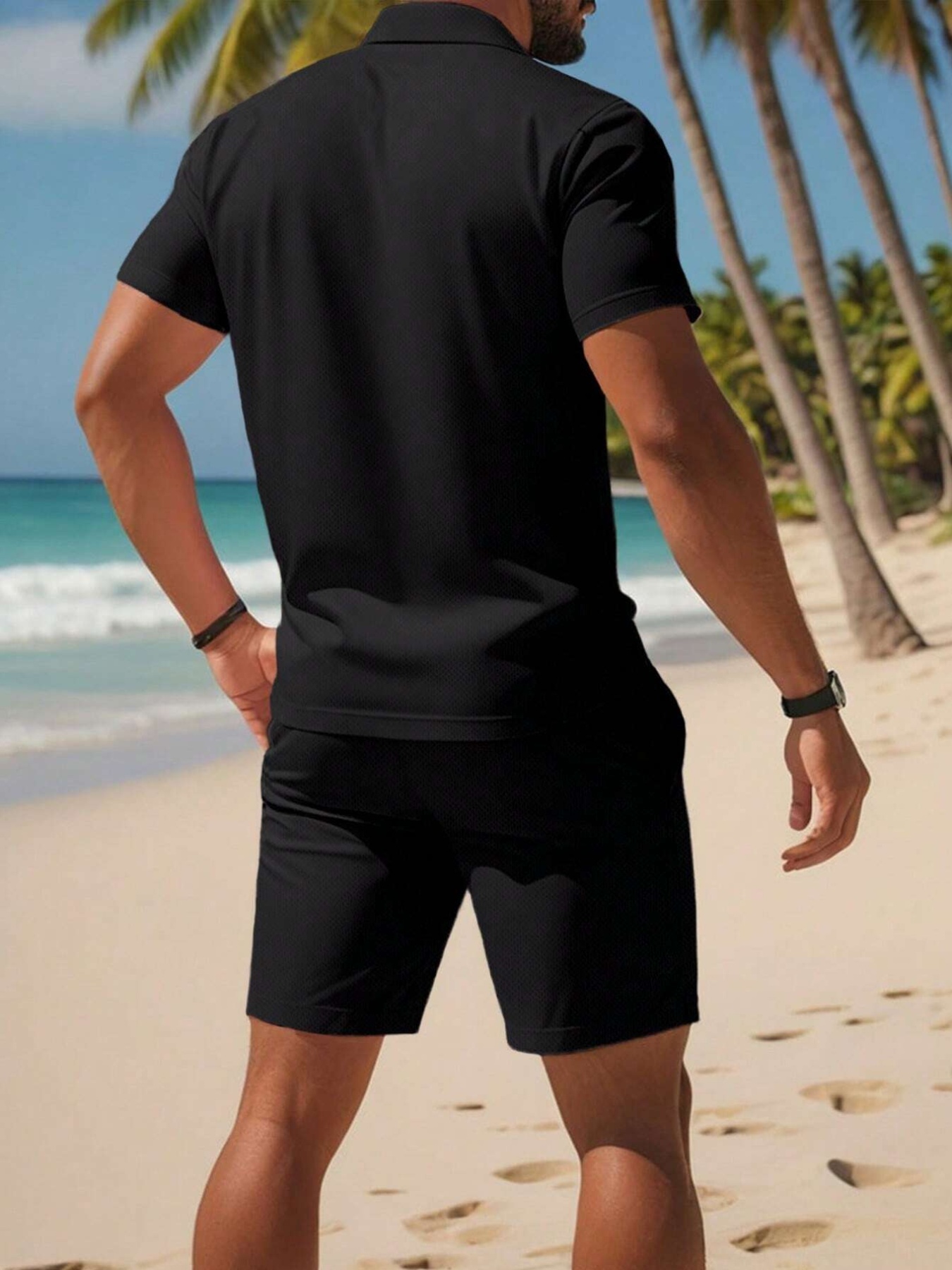 2026 Summer Men's Polo Shirt S - 3D Printing Design Free ulasan dan harga
