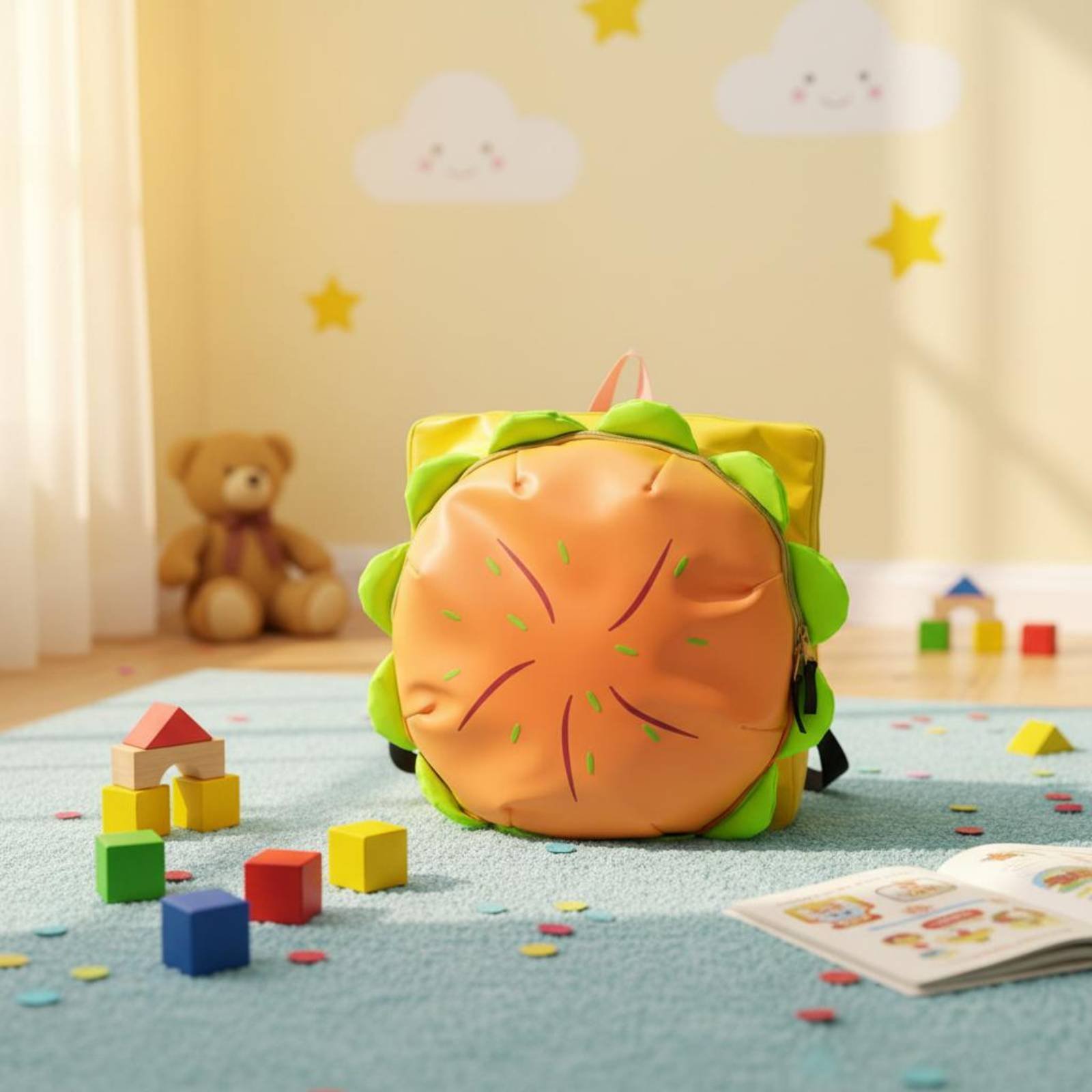 Hamburger Backpack Cute Cartoo - 3D Printing Design Free ulasan dan harga