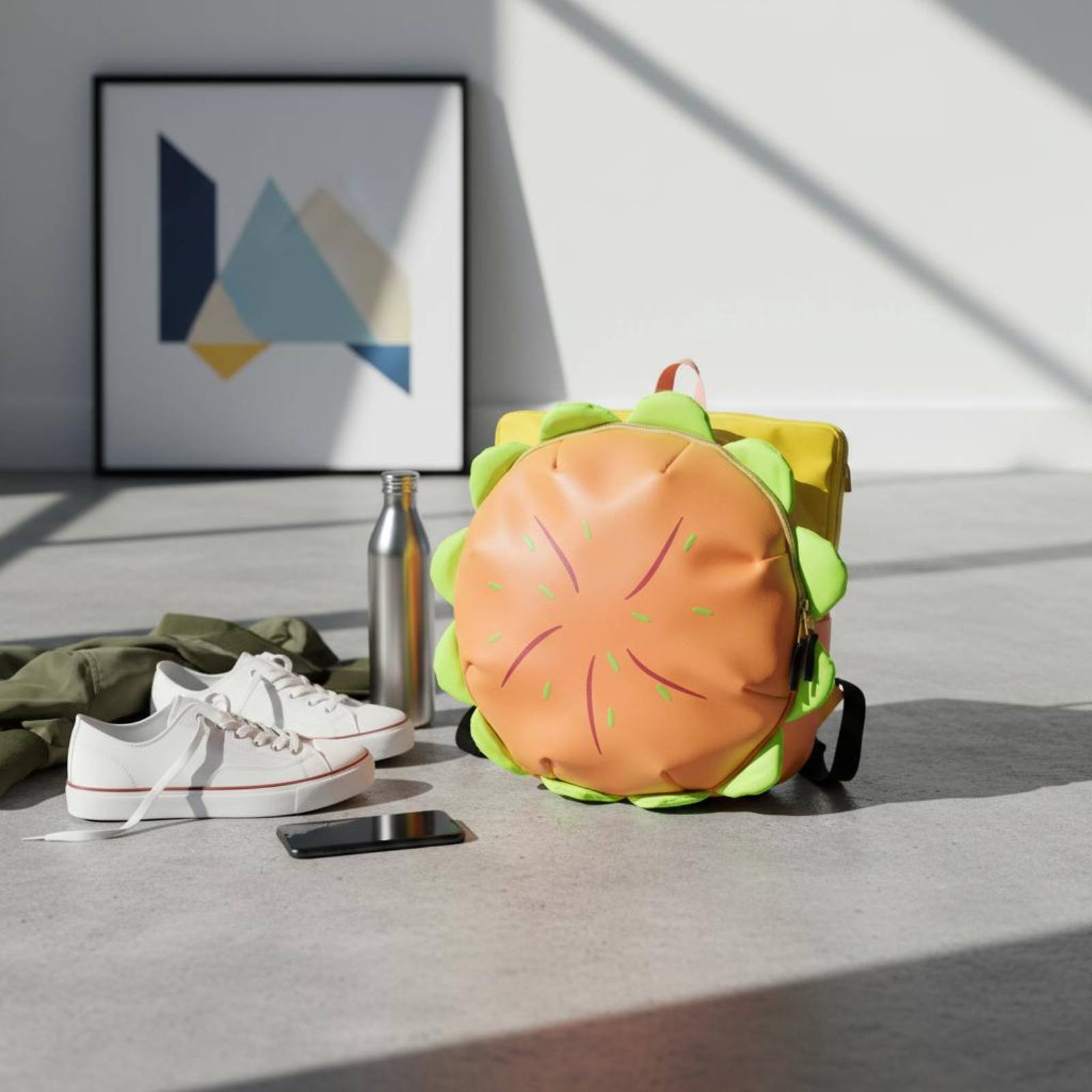 Hamburger Backpack Cute Cartoo - 3D Printing Design Free ulasan dan harga