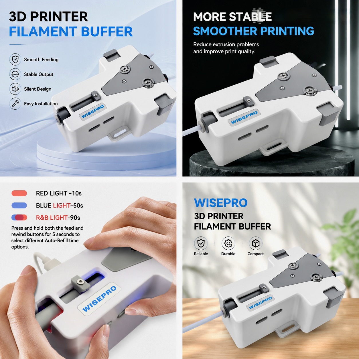 WISEPRO 3D Printer Filament Ta - Pla Filament 1.75Mm ulasan dan harga