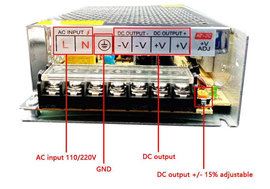 DC 5V 12V Power Supply 24V 36V - 3D Printer Power Supply ulasan dan harga