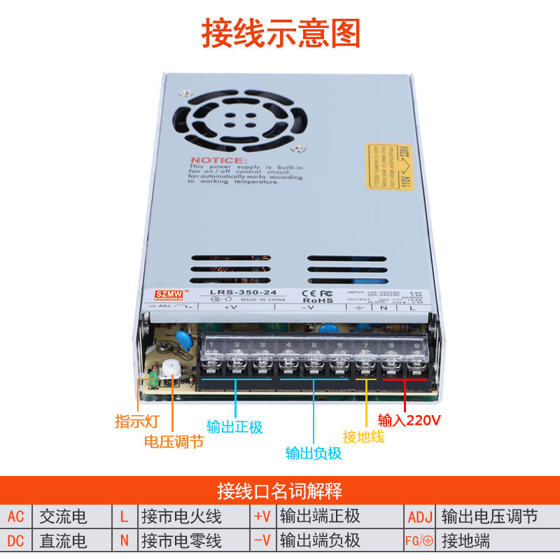 LRS-350W Series 24V 15A / 12V  - 3D Printer Power Supply ulasan dan harga